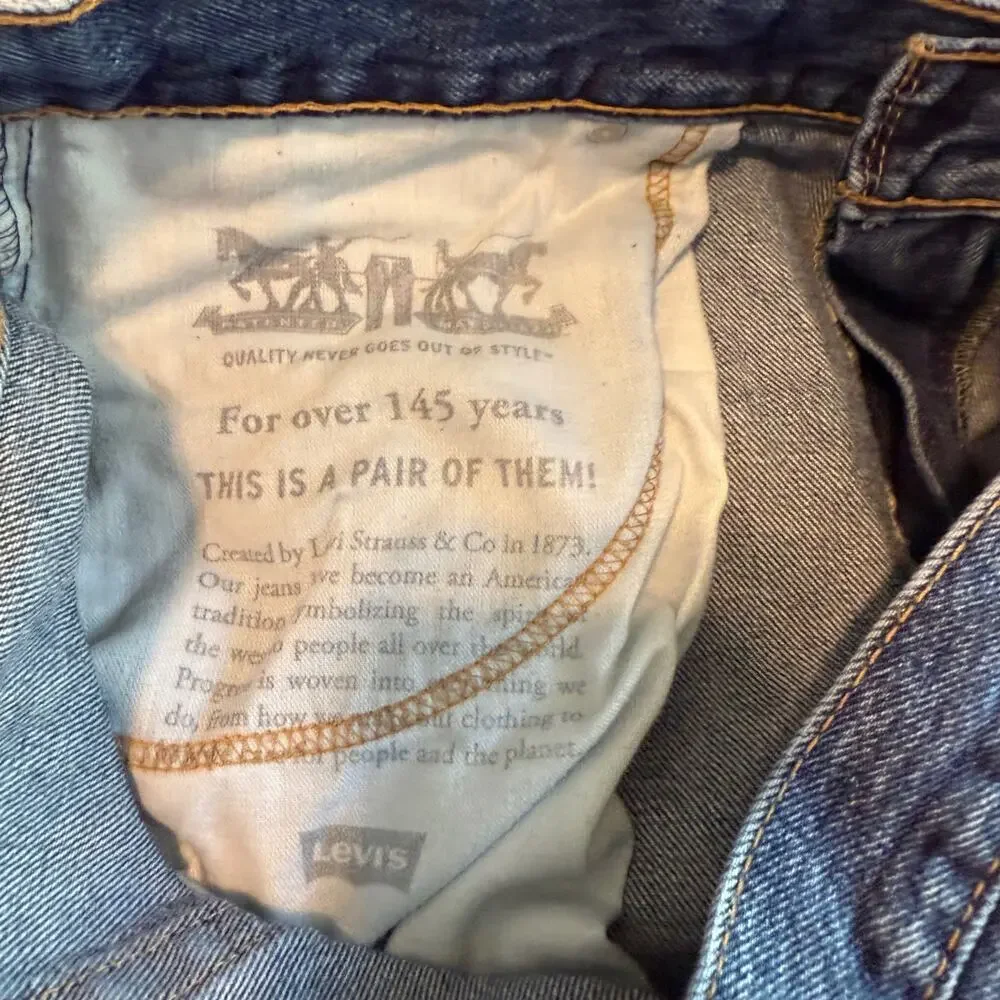 Levi Strauss & Co 517 Original Riveted Mens Jeans‎ 35/30 Blue